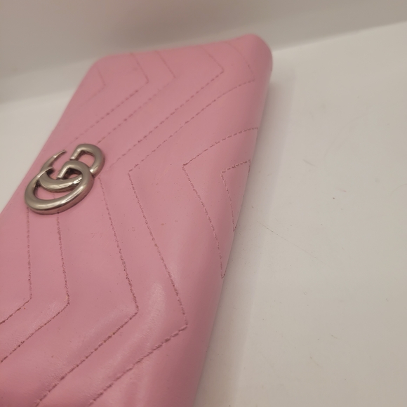 Gucci Pink Quilted Wallet - Picture 3 of 6
